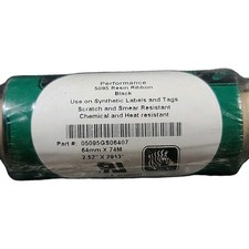 Genuine Zebra 05095GS06407 Wax Resin Ribbon 2.52” GX430 ZD420 ZD620 ZD500 GK420 picture
