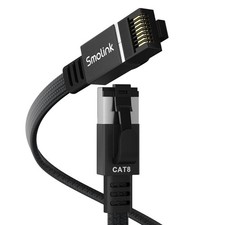 Smolink Ethernet Cable 50 Ft, Cat 8 Ethernet Cable with 40Gbps 2000Mhz picture