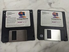 VINTAGE IBM PC DISK COMPUSERVE INFORMATION MANAGER WINDOWS V2.0.1 WINCIM INSTALL picture