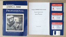 Commodore Amiga 2000 Professional Manual Book & Install Disks 2000HD 2500 ©1990 picture