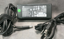 LOT of 10 HP 120W 18.5V 6.5A  AC Power Adapter Large Plug 7.4MM w/ Power Cord picture