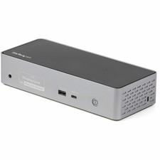 StarTech USB-C Dock, 4K 60Hz Quad Monitor DisplayPort & HDMI, Universal USB C picture