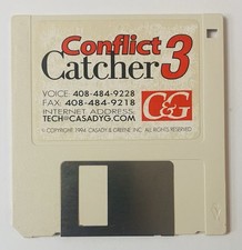 Conflict Catcher 3 Macintosh Utility Software Floppy Disk w Serial picture