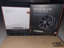 Noctua NH-D15 chromax.Black w/ NA-HC4 White Heatsink Covers BUNDLE picture