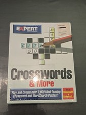 Vintage - EXPERT SOFTWARE - PC Game - CROSSWORDS & More (1995) - SEALED picture