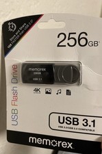 Memorex 256GB USB 3.1 – Black-New Factory Sealed picture