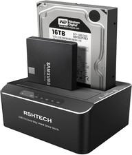 Hard Drive Docking Station,Aluminum Dual Bay USB 3.0 SATA HDD Dock picture