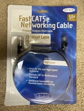 Belkin-cables Belkin FastCAT 5e Patch Cable, Black, Snagless, 50ft picture