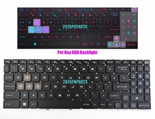 New MSI Raider GE68 HX GE78 HX 13VG 13VH 14VFG Keyboard Per-Key RGB Backlit US picture