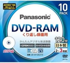 Panasonic 3x Speed ​​Single-Sided 4.7GB Printable DVD-RAM (10-Pack) Panason picture