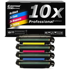 10X Eurotone PRO Toner XXL For HPECOLOR LaserJet Enterprise Flow MFP M-577-C picture