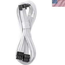 C-Series Pro 16-Pin to Dual 8-Pin PCI-e Cable w/ 90° StealthSense Design - White picture