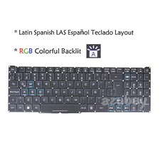 Spanish Laptop Keyboard for Acer Predator PT315-51 PT315-52 PH315-52 RGB Backlit picture