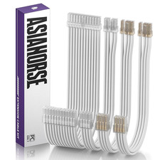 16AWG PSU Cable Extension Kit, Sleeved Custom Mod GPU PC Audio Video picture