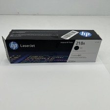 HP 218A Black Toner Cartridge | Works with Color Laserjet Pro - OPEN BOX** picture