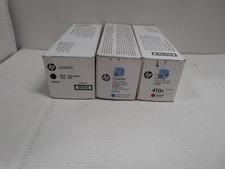 GENUINE HP 410 TONER CARTRIDGES CF410X CF411JC CF413A NEW SEALED SEE PHOTOS picture