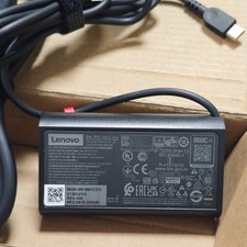 Genuine Slim Round 65W USB C Type C Adapter Charger For Lenovo ADLX65YSCC3A NEW picture