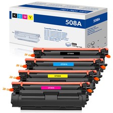 4x Toner CF360A 508A Black Color Set for HP Laserjet Enterprise M553x MFP M577c picture