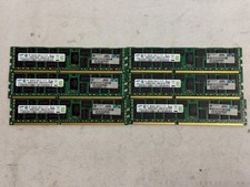 Lot Of 6 Samsung 8GB 2Rx4 PC3-10600R ECC Server Memory M393B1K70DH0-CH9Q9 picture