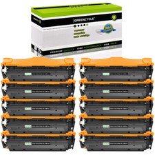 10PK CE410A BK Toner Fit for HP 305A LaserJet Pro 400 Color M451dn M451dw M475dw picture