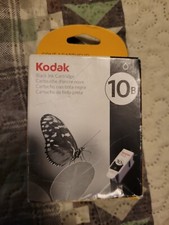 Kodak 10 B Black Ink Cartridge New Factory Sealed Genuine OEM Ink picture