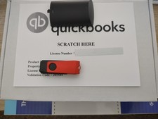 1 PC QUICK-BOOK DSK Pro QB-LIFETIME USE Version 24 Accounting Quick e picture