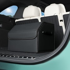 New Best Car Trunk Organizer, Leather Material, Sturdy and Durable, Waterproof picture