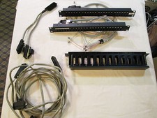 Lot of 2 Panduit 24 Port Patch Panels+ Assorted Interface Cables+Cable Mangement picture