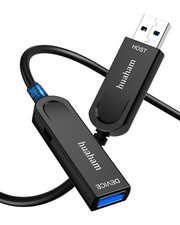 huaham USB 3.1 Extension Cable 50FT, 10Gbps Type A Male to Black picture