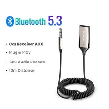 Bluetooth Receiver 5.3 Adapter Hands-Free Car Kits AUX Audio 3.5mm Jack Music picture