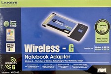 20x LINKSYS WPC54G WIRELESS-G PCMCIA WIRELESS ADAPTER 802.11B/G LAPTOP CARD picture
