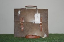 Luxurious Cowhide Hair on Hide Laptop Bag - Statement Piece for Work or Travel picture