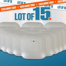 LOT OF 15 CISCO AIRONET AIR-CAP2602I-A-K WIRELESS ACCESS POINT DUAL BAND ROUTER picture