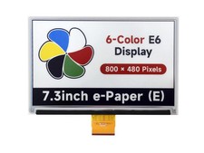 Waveshare 7.3in 6-Color E-Paper Display 800x480 for Raspberry Pi Arduino picture