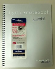 2x Logitech IO Pen Cambridge Digital Notebook Notepad From Paper To PC Book IO2 picture
