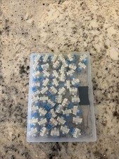 50 Pcs Blue Keyboard Switches, 3-Pin Clicky Tactile Mechanical Keyboard Switches picture