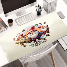 Creative Holiday Mouse Pad - Christmas-themed Desk Mat Featuring Adorable Chri picture