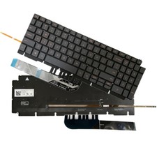 Orange Backlight  Keyboard Fit  Dell Inspiron G15 5510 5511 5515 5520 US 0TJ0J6 picture