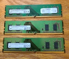 Micron 12GB (3X4GB) PC4-2666V-UC0-11,  1RX16, MTA4ATF51264AZ-2G6E1 picture