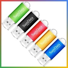 USB Flash Drive 16GB Thumb Memory Stick 5 Pack Multicoloured Plug Play picture