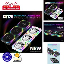 Jumpeak CS120 ARGB 120mm PWM RGB Case Fan 4-Pin 12V picture