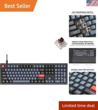V6 Wired Custom Mechanical Keyboard, Full-Size QMK/VIA Programmable Macro wit... picture