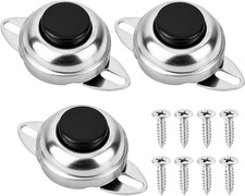 3PCS Car Horn Button, Round Flush Mount Vehicle Momentary Electric Push Horn picture