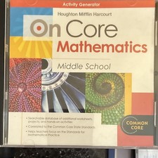 Houghton Mifflin Harcourt On Core Math MS Activity Generator CD Win/Mac Eng picture