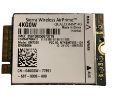 Dell 4KG0W Sierra Wireless AirPrime DW5808e EM7355 Qualcomm 4G LTE WWAN NGFF picture