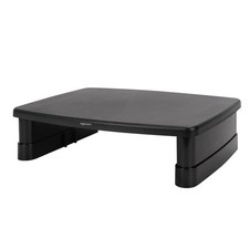 Amazon Basics Height Adjustable Monitor Stand Riser with Storage Black picture