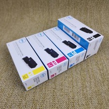 Genuine Dell OEM Toner Set 810WH C5GC3 XMX5D WM2JC Black Cyan Magenta Yellow NEW picture