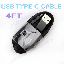 4FT USB Type C Cable Samsung Galaxy S9 S10 S20 S21 LG Fast Charger Charging Cord picture