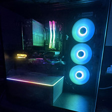 MONTECH Gaming Tower Desktop PC Black RGB Lighting MSI Twin Frozr GPU picture