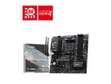 MSI B550M GAMING PLUS WIFI6E AM4 AMD B550 Micro ATX Motherboard, DDR4, PCIe 4.0, picture